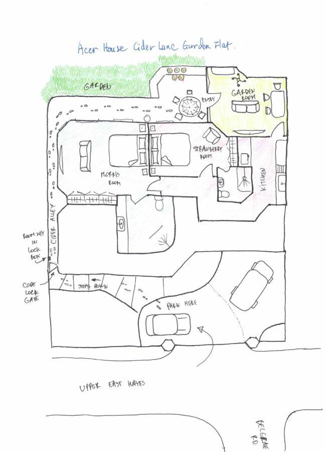 Acer House Stylish Garden Flat Lovely Valley View Dog Friendly Central バース エクステリア 写真